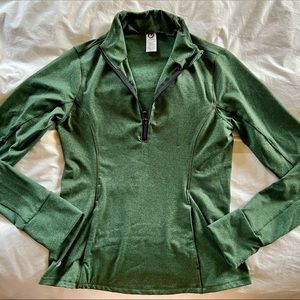 Four Athletics x PaleOMG long sleeve half zip pullover with thumb holes